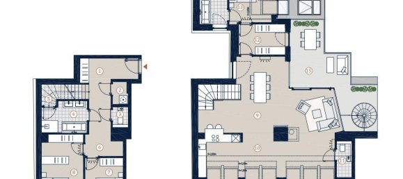 4-salle Duplex à Alsergrund, Austria No. 135901 15