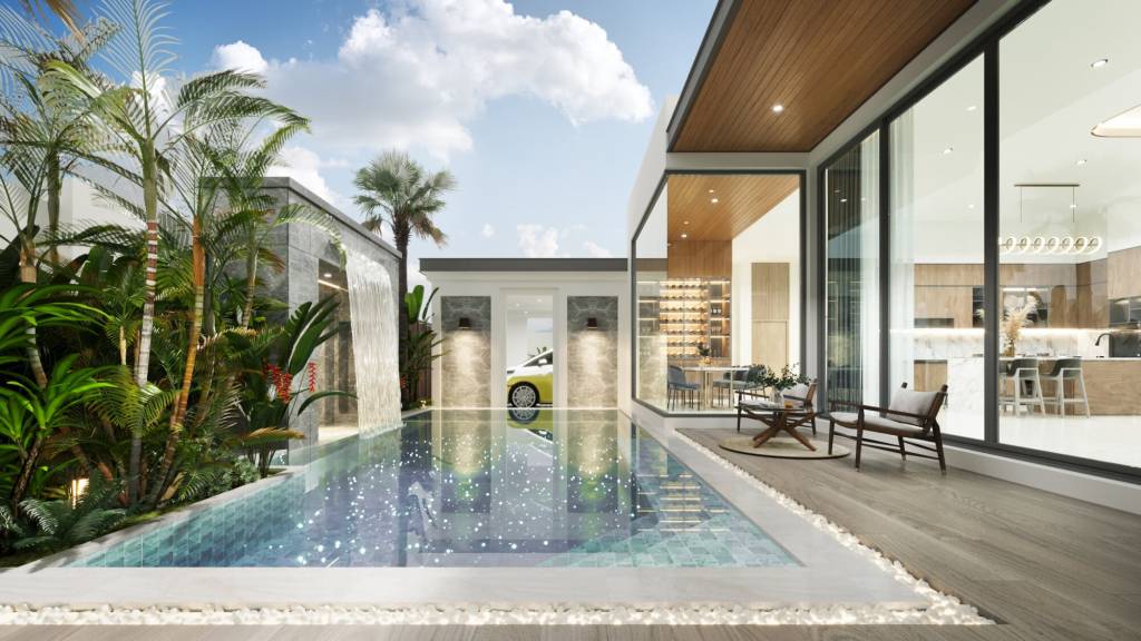 Вилла с 3 спальнями в Пхукет, Таиланд № 19405