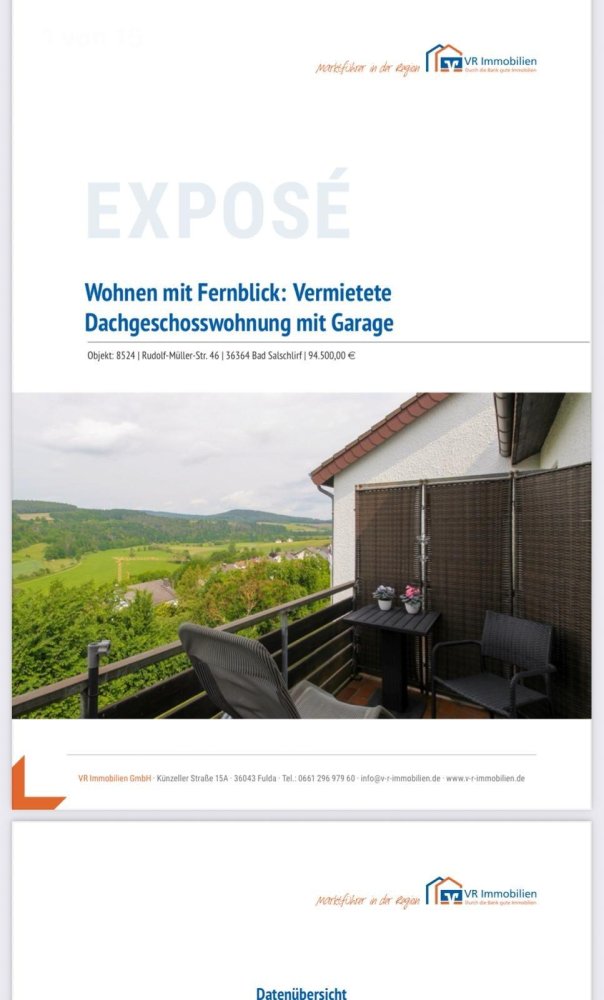 Apartamento de 2 divisões em Hersfeld-Rotenburg, Germany N.º 296431