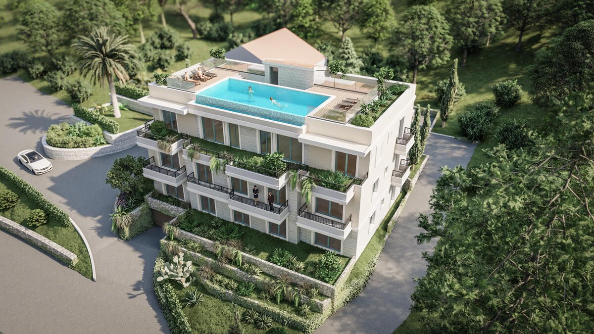 2 Schlafzimmer Wohnung in Kotor, Montenegro, Nr. 444