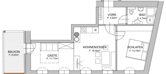 2غرفة شقة في Stadl-Predlitz, Austria رقم 217741 9