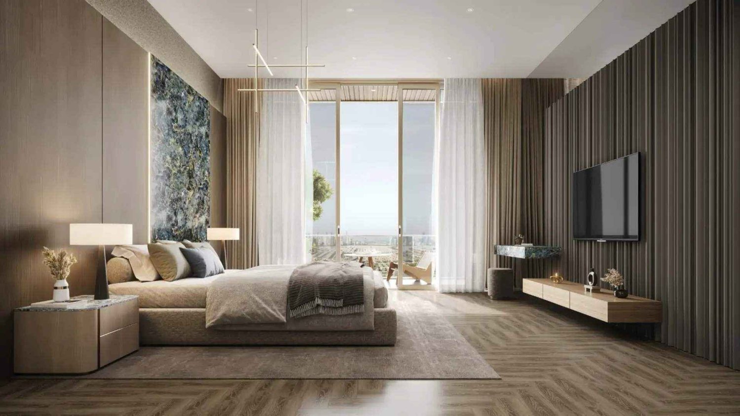 Apartamento T1 em Arjan, UAE N.º 183935
