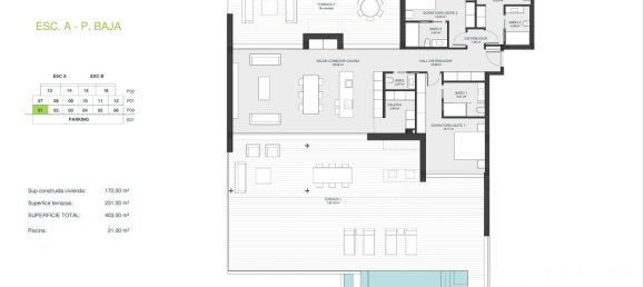 Apartamento T3 em Dehesa De Campoamor, Spain N.º 7246 22