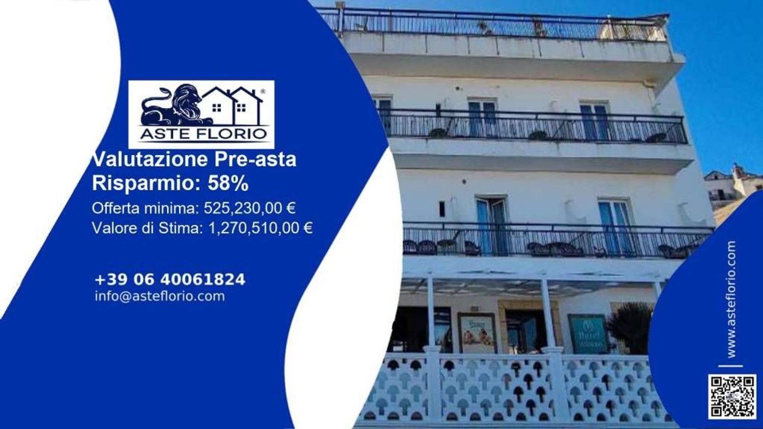 Propiedad comercial en Rodi Garganico, Italy 977 m² No. 291478