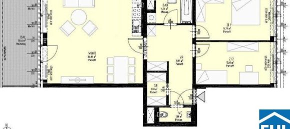 3 rooms Apartment in Meidling, Austria No. 256233 11