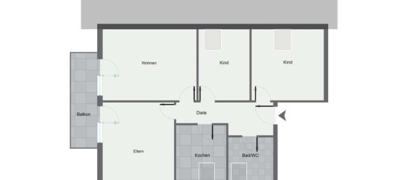 3 غرف نوم شقة في Emmendingen, Germany رقم 96424 10