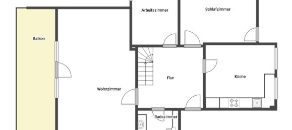Дуплекс с 3 спальнями в Вандсбек, Германия № 72642 15