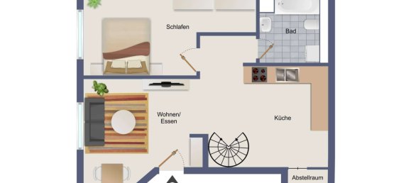 1 Schlafzimmer Doppelhaus in Darmstadt, Germany, Nr. 93738 2