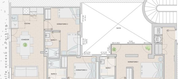 3 Schlafzimmer Wohnung in Madrid, Spain, Nr. 113265 4