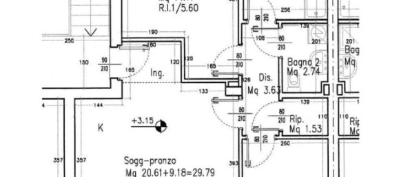 4 rooms Apartment in Montescudo Monte Colombo, Italy No. 102668 41