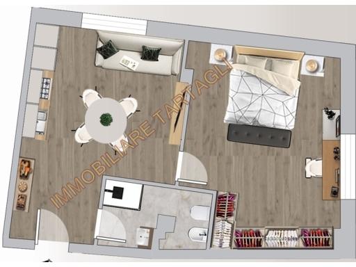 Пентхаус с 2 комнатами в Флоренция, Италия № 26725