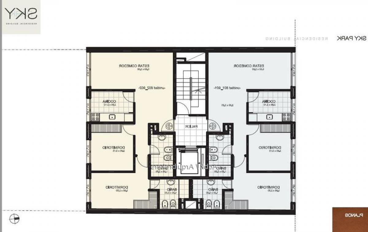 2 bedrooms Apartment in Montevideo, Uruguay No. 6378