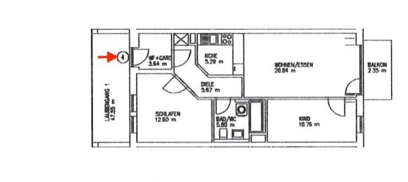 Квартира с 3 спальнями в Хемниц, Германия № 10462 18