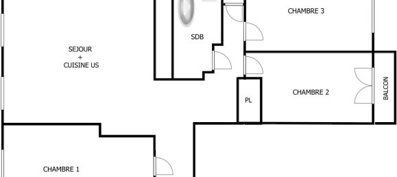 Apartamento de 3 dormitorios en Courbevoie, France No. 146210 5