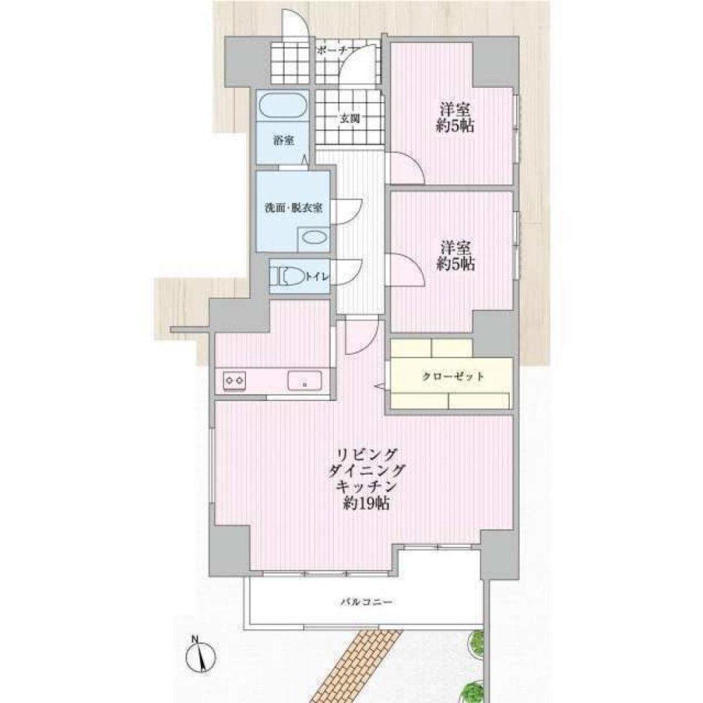 2 bedrooms Apartment in Saitama, Japan No. 6373