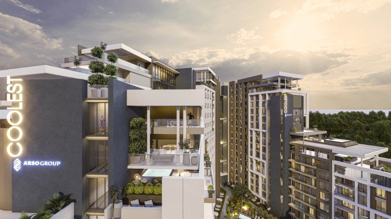 Квартира 3+1 в Coolest, Аксу, Турция № 40117