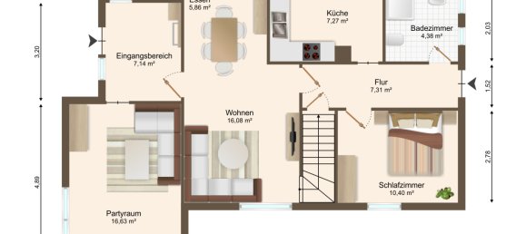 3 غرف نوم منزل في Harz, Germany رقم 174278 7