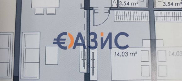 1 غرف نوم شقة في Ravda, Bulgaria رقم 780 7