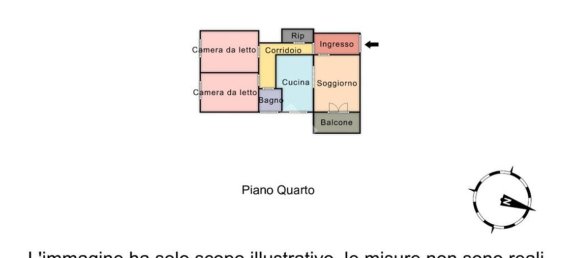 Квартира с 3 комнатами в Кьети, Италия № 269702 19