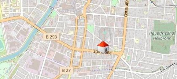 3 rooms Apartment in Heilbronn, Germany No. 23215 23