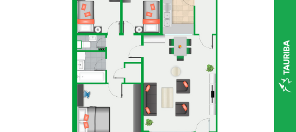 3 غرف نوم شقة في Nuremberg, Germany رقم 172517 12