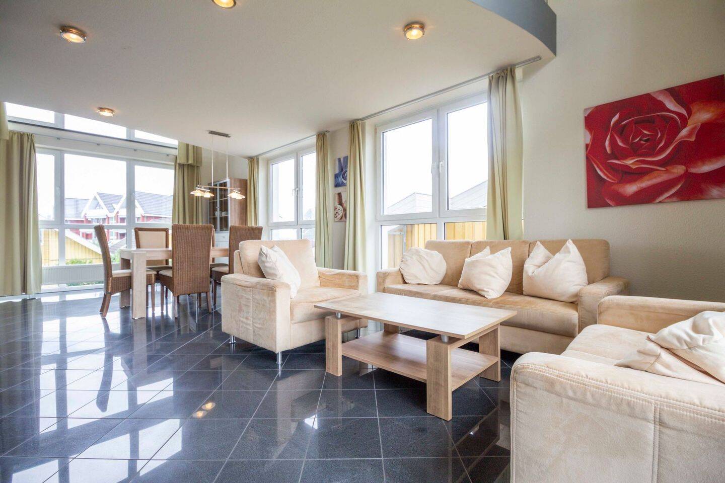 Дуплекс с 2 спальнями в Мекленбургское Поозёрье, Германия № 340725