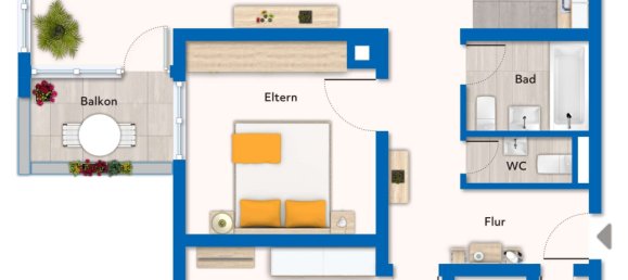 3-salle Appartement à Esslingen, Germany No. 368860 14