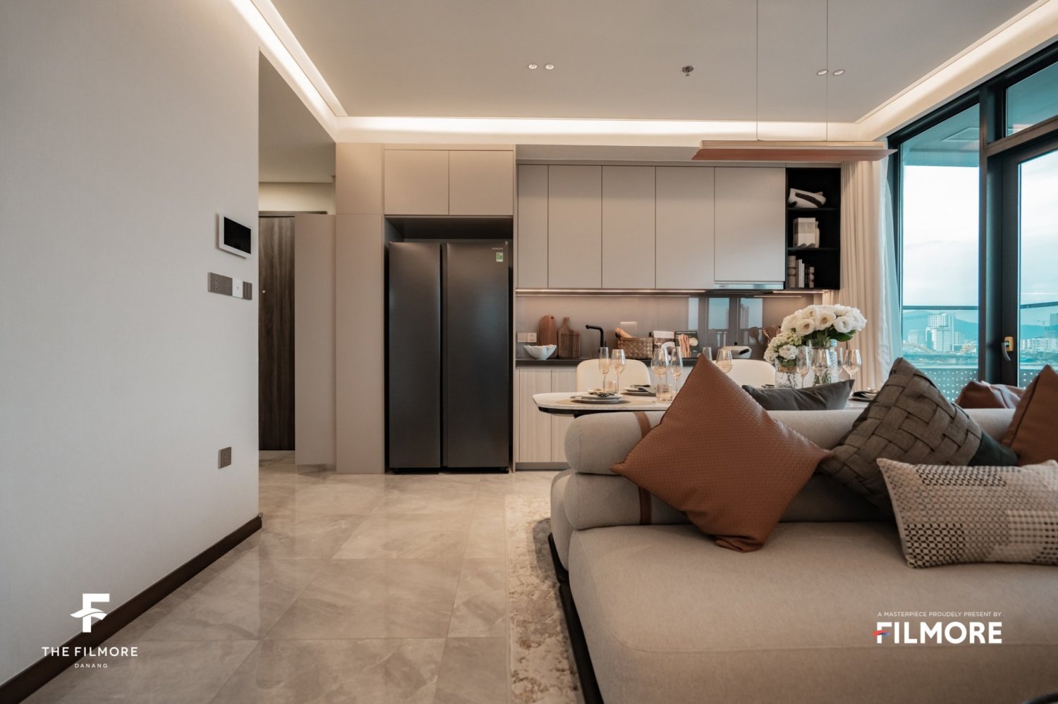 Кондоминиум  с 2 спальнями в The Filmore Da Nang, Хайтяу, Вьетнам № 20282