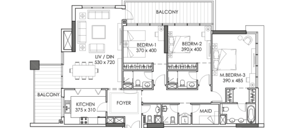 Estúdio em Yas Island, UAE N.º 121342 13