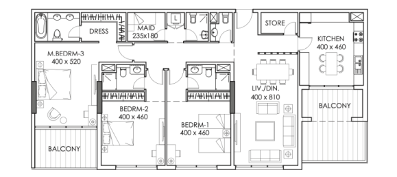 Estúdio em Yas Island, UAE N.º 121342 11