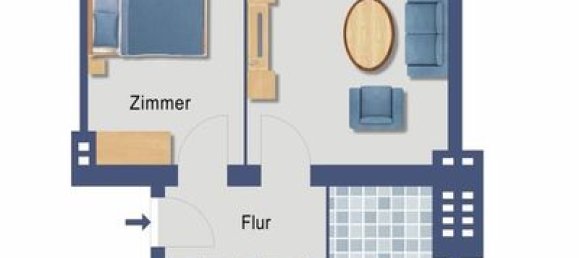 2-Zimmer Wohnung in Tegel, Germany, Nr. 19131 4