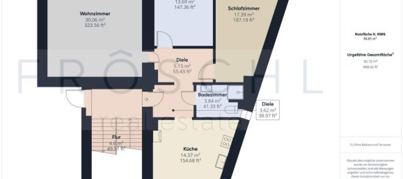 3 rooms Apartment in Aspang-Markt, Austria No. 9669 16