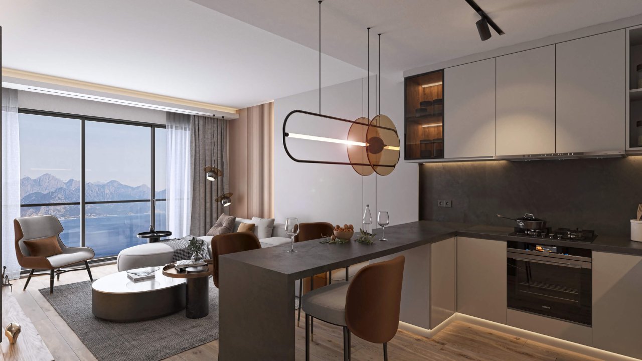 Apartment 2+1 in Lara Tower, Muratpasa, Turkey No. 39912