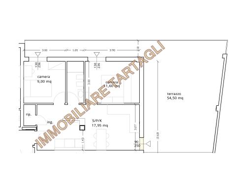 3 rooms Apartment in Florence, Italy No. 20768