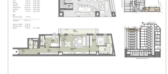 3-Zimmer Wohnung in Wien, Austria, Nr. 4041 11