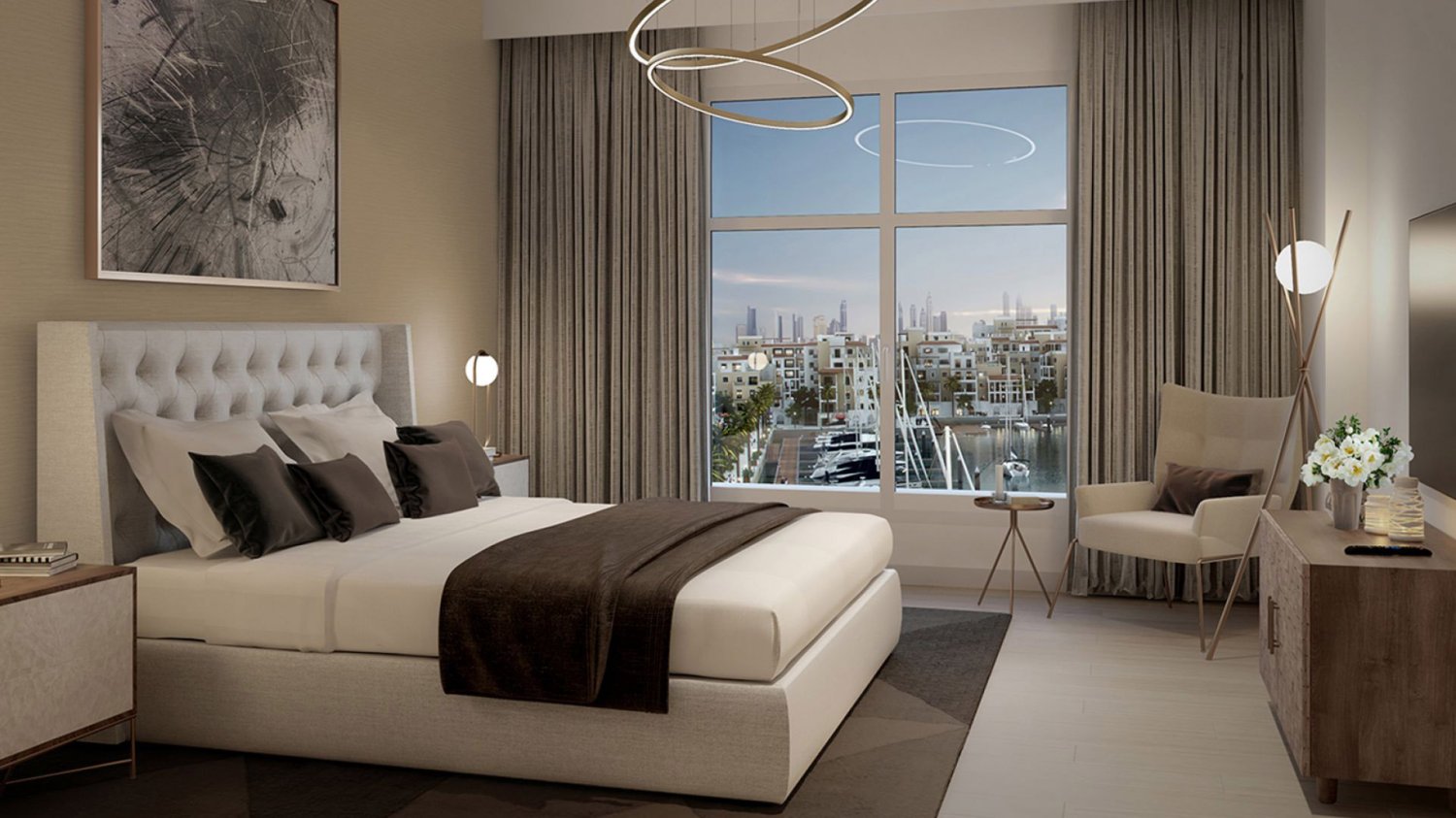 Квартира с 2 спальнями в LA COTE, Дубай, ОАЭ № 57892