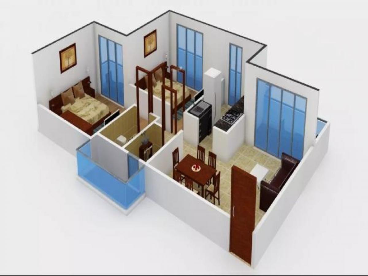 2 bedrooms House in Mumbai, India No. 61777