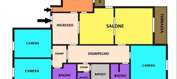 6 rooms Apartment in Florence, Italy No. 190434 25