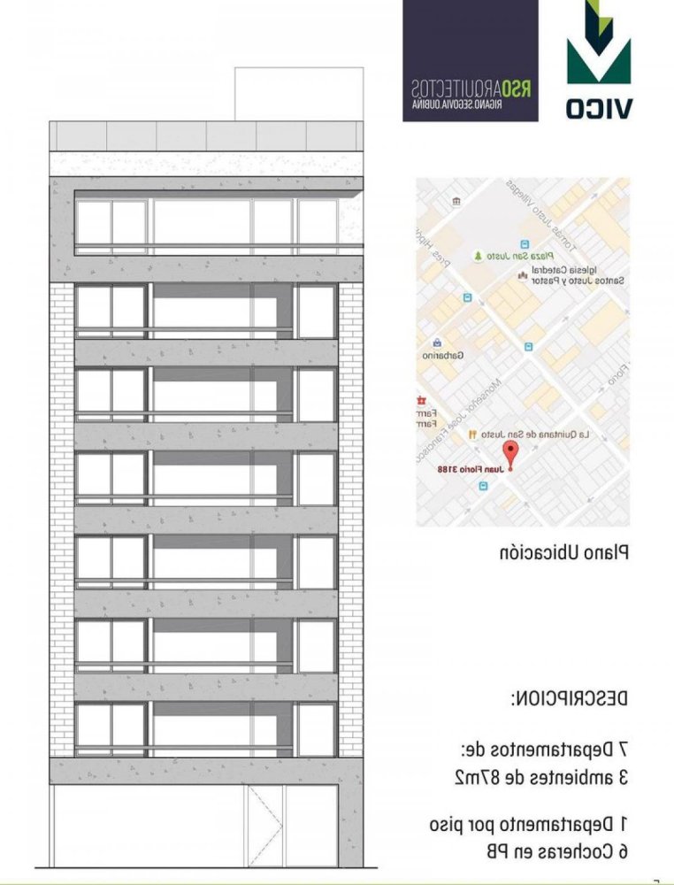 Квартира с 2 спальнями в Bermudez, Аргентина № 6271