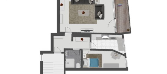 2 rooms Apartment in Hermsdorf, Germany No. 84389 17