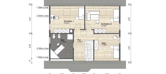 3 bedrooms House in Saxony, Germany No. 162706 45