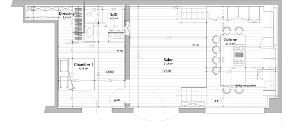 2 bedrooms Apartment in Courbevoie, France No. 136813 15