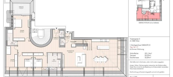 4 rooms Penthouse in Josefstadt, Austria No. 141107 20