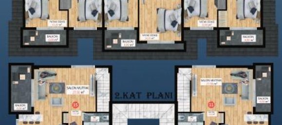 2-Zimmer Wohnung in Alanya, Turkey, Nr. 9965 15