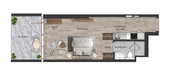 Studio in Al Marjan Island, UAE, Nr. 121453 6