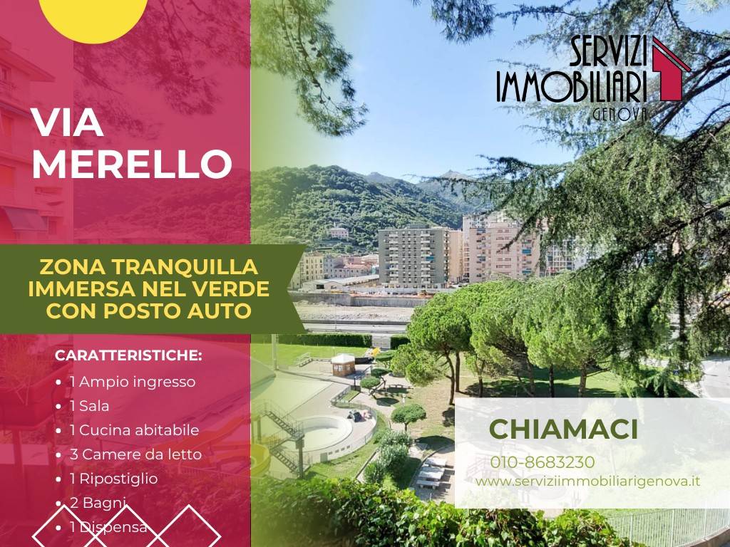 3 Schlafzimmer Wohnung in Genoa, Italy, Nr. 372863