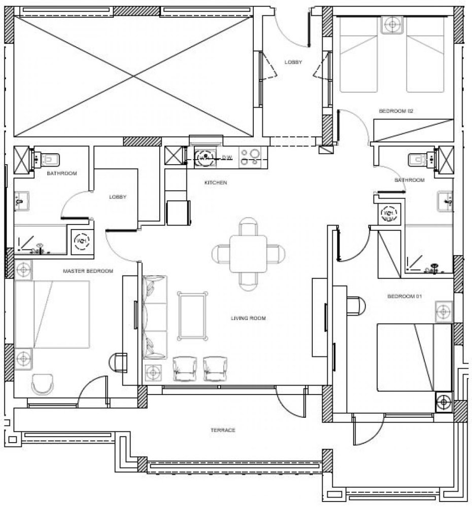 3 Schlafzimmer Eigentumswohnung in Hurghada, Egypt, Nr. 16