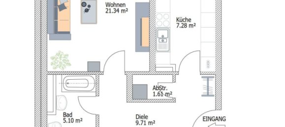 2 chambres Appartement à Trier, Germany No. 85914 4
