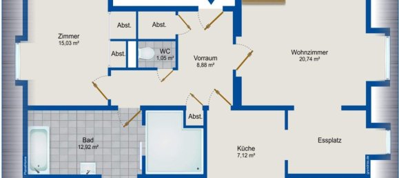 2 rooms House in Wahring, Austria No. 187584 15