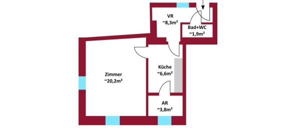 1 room Office in Favoriten, Austria No. 240423 4